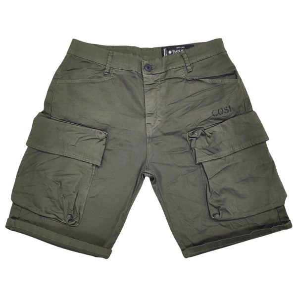 Cosi jeans - CARGO-OR - cargo shorts - khaki