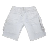 Cosi jeans - CARGO-OR - cargo shorts - white