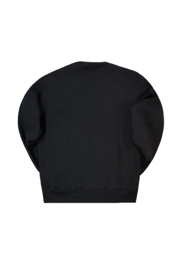 Ανδρικό μακρυμάνικο φούτερ Clever- CF-25250 -Black regular fit