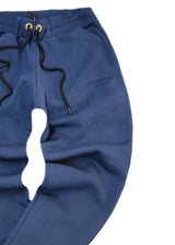 Ανδρική φόρμα Clever - CF-25340 - Blue simple jogger pants