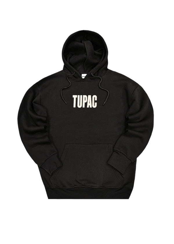 Ανδρικό φούτερ με κουκούλα GUF - CH-111 - tupac eyes hoodie μαύρο