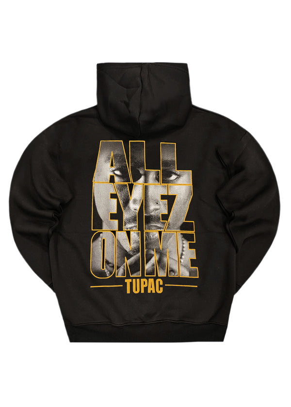 Ανδρικό φούτερ με κουκούλα GUF - CH-111 - tupac eyes hoodie μαύρο