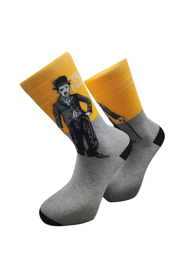 Κάλτσες V-tex socks - CHAPLIN-YELLOW γκρι