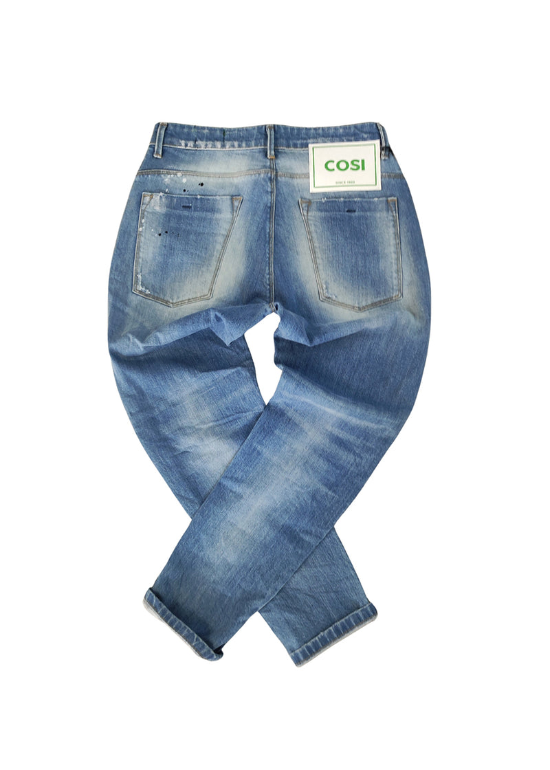 Ανδρικό τζιν παντελόνι cosi jeans - 64-clovis μπλε