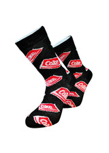 Μακριές Κάλτσες V-tex socks coke cans μαύρο