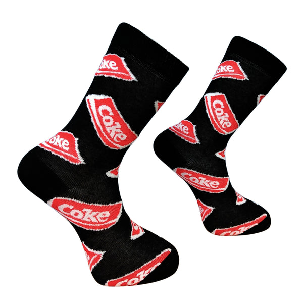 Μακριές Κάλτσες V-tex socks coke cans μαύρο
