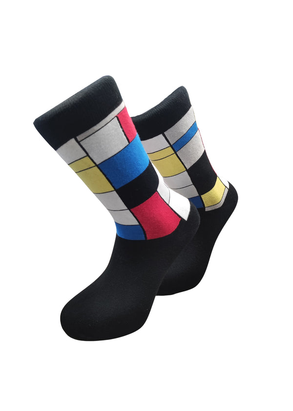 Κάλτσες V-tex socks - COLOUR-BLOCK μαύρο