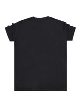 Ανδρική κοντομάνικη μπλούζα GUF-CP-1100-basic slim fit tee black