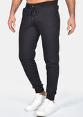CLEVER Ανδρική φόρμα ανοιξιάτικη μαύρη simple jogger pants CT-26620-black