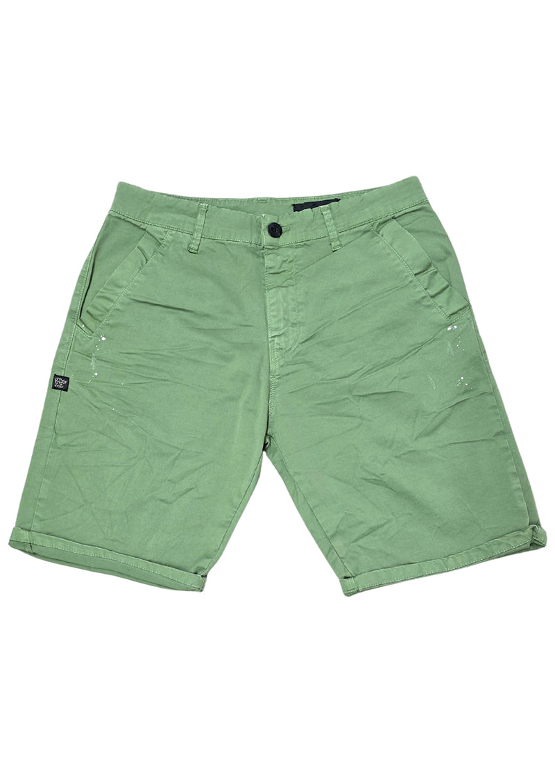 Ανδρική υφασμάτινη βερμούδα Cosi jeans - 63 - CUORI  - fabric shorts regular fit πράσινο