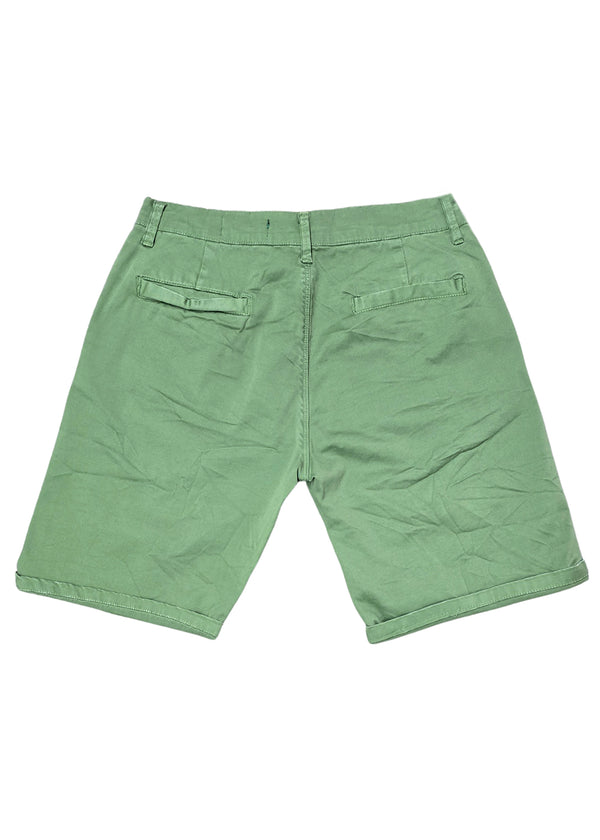Ανδρική υφασμάτινη βερμούδα Cosi jeans - 63 - CUORI  - fabric shorts regular fit πράσινο