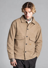 COSI JEANS - Ανδρικό jacket με μεγάλες τσέπες - Camel 68-SONDRIO
