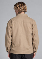 COSI JEANS - Ανδρικό jacket με μεγάλες τσέπες - Camel 68-SONDRIO