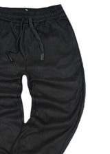 GUF CLOTHING Ανδρική φόρμα Alcantara Elasicated- Μαύρη DB-7542