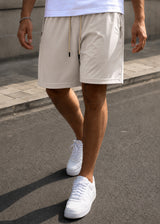 Ανδρική βερμούδα GUF - XY-3100B - athletic regular shorts μπεζ