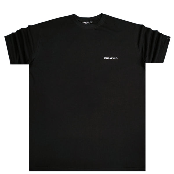 Twelve clothing “do milfs not drugs ” oversized tee - black