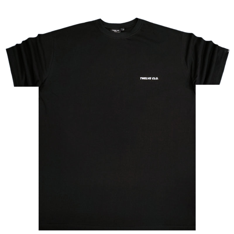 Twelve clothing “do milfs not drugs ” oversized tee - black