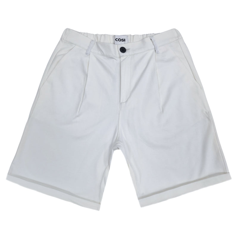 Cosi jeans - DOUBLE-NITTO - simple shorts - white