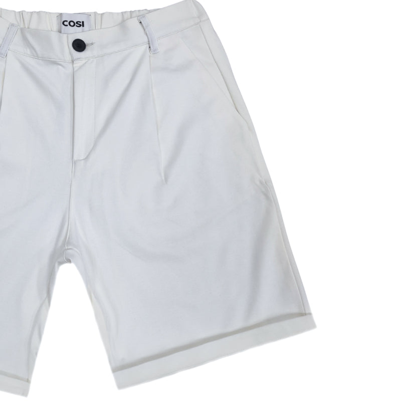 Cosi jeans - DOUBLE-NITTO - simple shorts - white