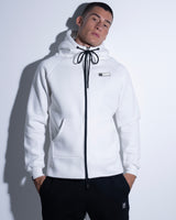 Vinyl art clothing - 98720-02 - logo classic full-zip hoodie - white