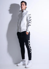 Ανδρική φόρμα Vinyl art clothing - 03524-01 - side logo sweatpant μαύρο