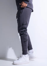 Ανδρική φόρμα Vinyl art clothing - 03524-09 - side logo sweatpant σκούρο γκρι