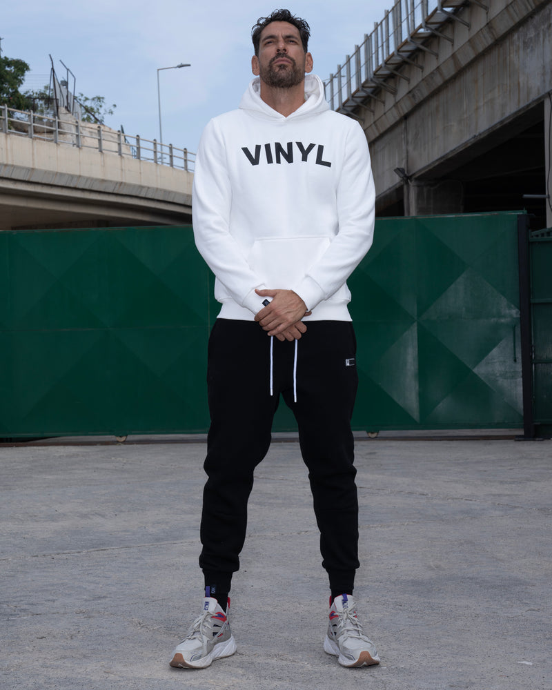 Vinyl art clothing - 36740-02 - graphic popover hoodie - white