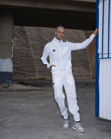Vinyl art clothing - 01039-02 - striped track pants - white
