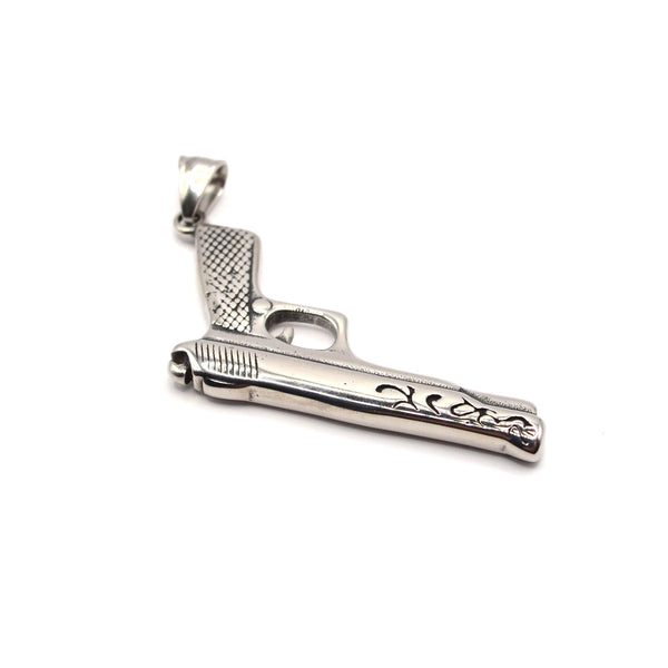 Gang - GNG305 - high quality stainless steel pendant - silver
