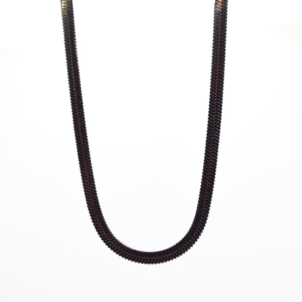Αλυσίδα από ανοξείδωτο ατσάλι Gang - GNG151 - scale chain μαύρο