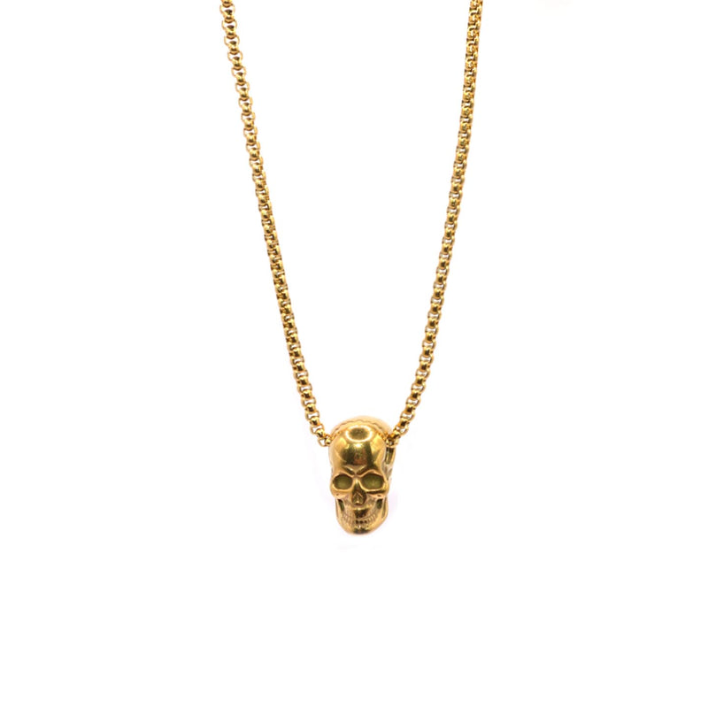 Gang - GNG115 - high quality skull chain - gold