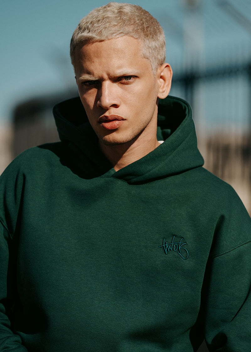 Ανδρικό μακρυμάνικο φούτερ Two Brothers - BF-25580-green regular fit