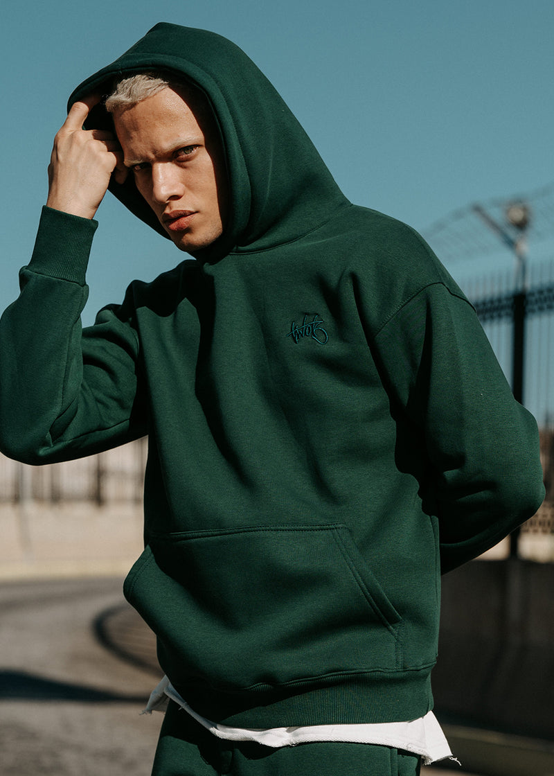 Ανδρικό μακρυμάνικο φούτερ Two Brothers - BF-25580-green regular fit