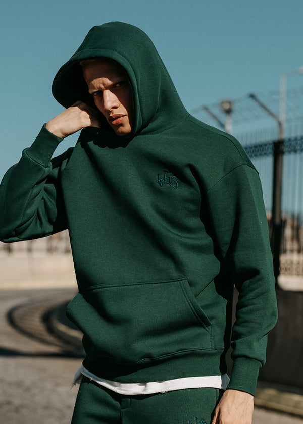 Ανδρικό μακρυμάνικο φούτερ Two Brothers - BF-25580-green regular fit
