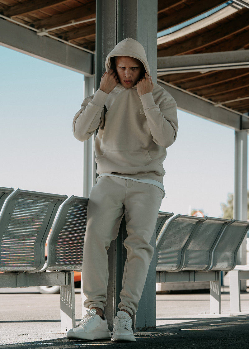 Ανδρικό μακρυμάνικο φούτερ Two Brothers - BF-25580-beige regular fit