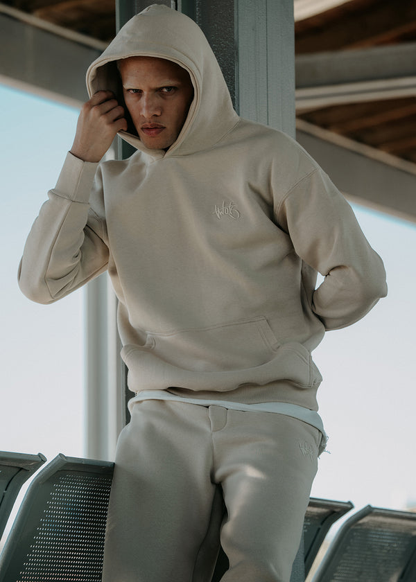 Ανδρικό μακρυμάνικο φούτερ Two Brothers - BF-25580-beige regular fit