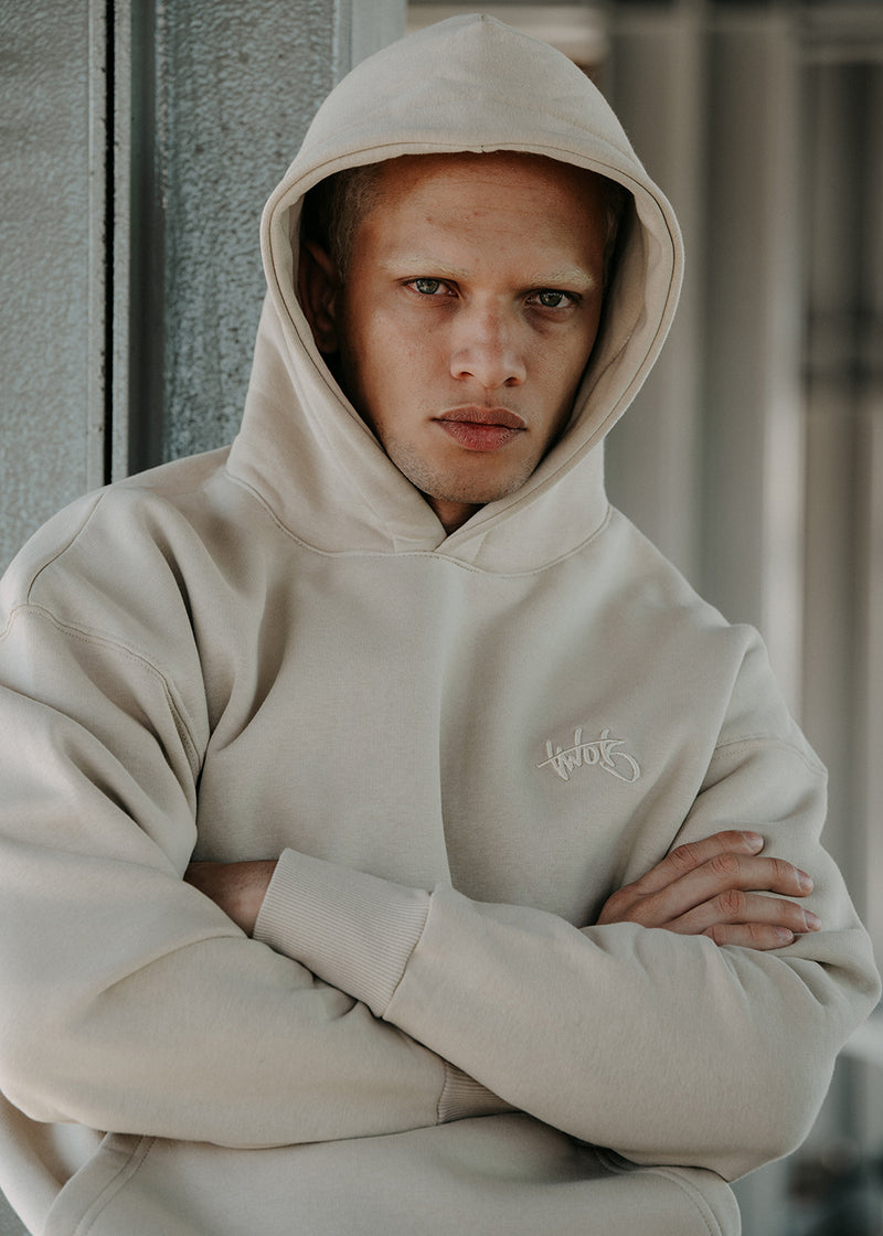 Ανδρικό μακρυμάνικο φούτερ Two Brothers - BF-25580-beige regular fit