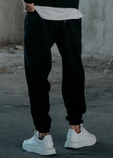 TWO BROTHERS - Ανδρική φόρμα signature logo regular fit - Μαύρη BT-26590