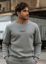 Ανδρικό μακρυμάνικο φούτερ Clever - CF-25250 - Grey regular fit