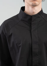 Ανδρικό μακρυμάνικο πουκάμισο μαο - VITTORIO - 800-24-1002 - mao shirt box feet μαύρο