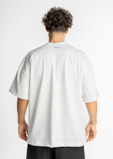 Ανδρικό μπλουζάκι Devoted - DCT-LOGO - logo t-shirt oversized λευκό