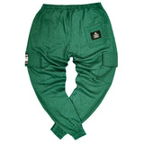 Tony couper - F23/9 - cargo trackpants - green