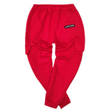 Tony couper - F24/12-2 - cargo sweatpants - red