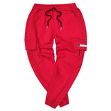 Tony couper - F24/12-2 - cargo sweatpants - red