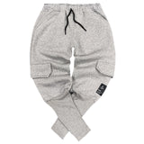 Tony couper - F24/19 - rip cargo sweatpants - grey