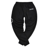 Tony couper - F24/1 - diamond half circle sweatpants - black