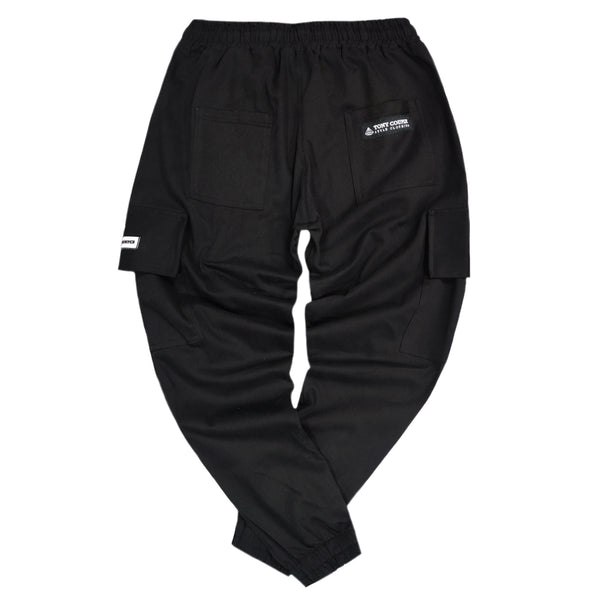 Tony couper - F24/24 - fabric cargo pants - black