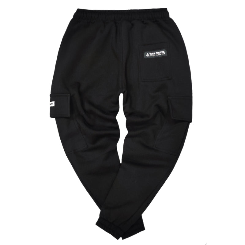 Tony couper - F24/9-2 - cargo sweatpants - black