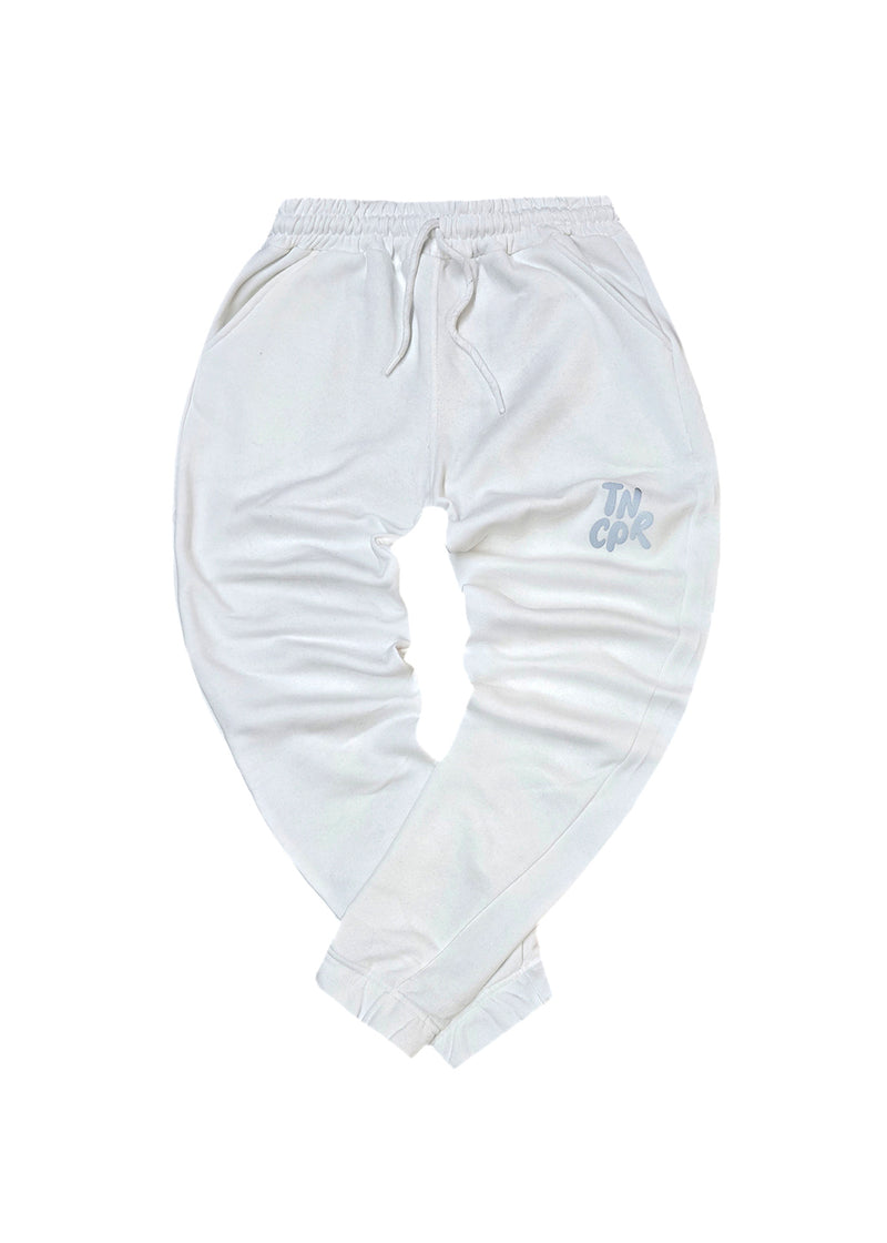 Ανδρική φόρμα Tony Couper - F25/11 - ecru TNC logo regular fit λευκό