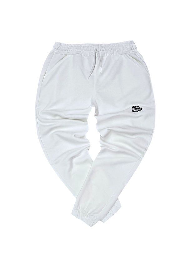 Ανδρική φόρμα Tony Couper - F25/6 - ecru cloud logo regular fit λευκό